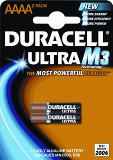 Batterij AAAA 1,5V 2stuks (Duracel)